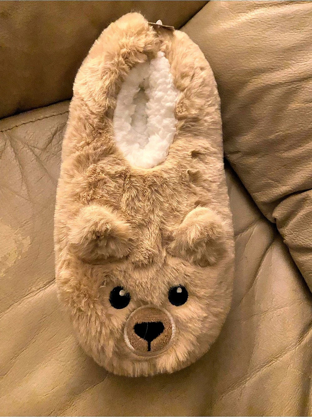 Fuzzy Babba Faux Fur Bear Slipper Socks